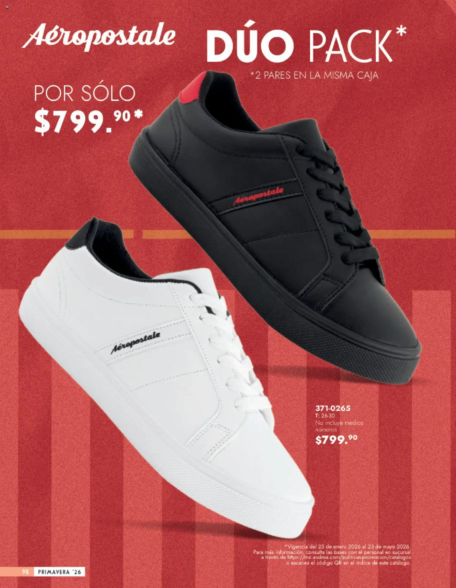 Vista previa las ofertas de la tienda Andrea - Catálogo Calzado Caballero desde el 25/01/2026 - Caja
