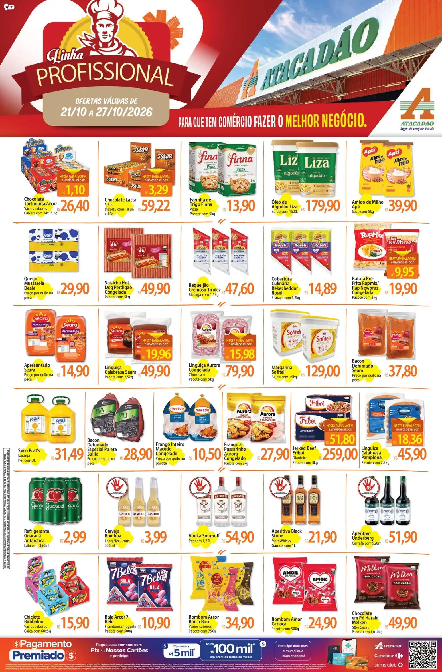 Pré-Visualização do folheto "Atacadão ofertas - SC" da loja Atacadão válido a partir de 21/10/2026
