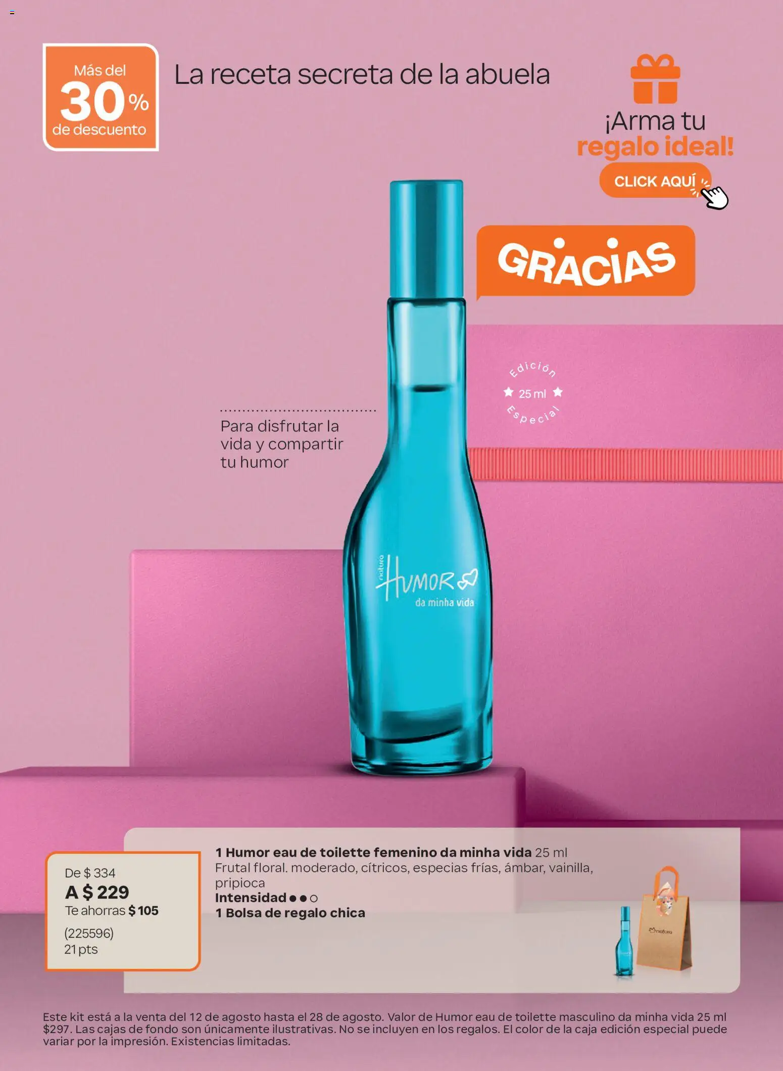 Vista previa las ofertas de la tienda Natura - Natura Día de los Abuelos 2026 desde el 12/08/2026 