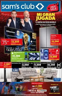 Vista previa las ofertas de la tienda Sam's Club - Sam's Club Hot Sale desde el 25/05/2026 