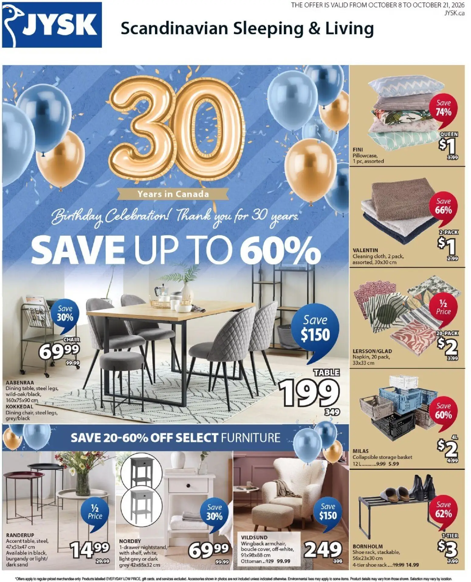 Preview of leaflet JYSK weekly flyer from shop JYSK is valid from Oct 08, 2026