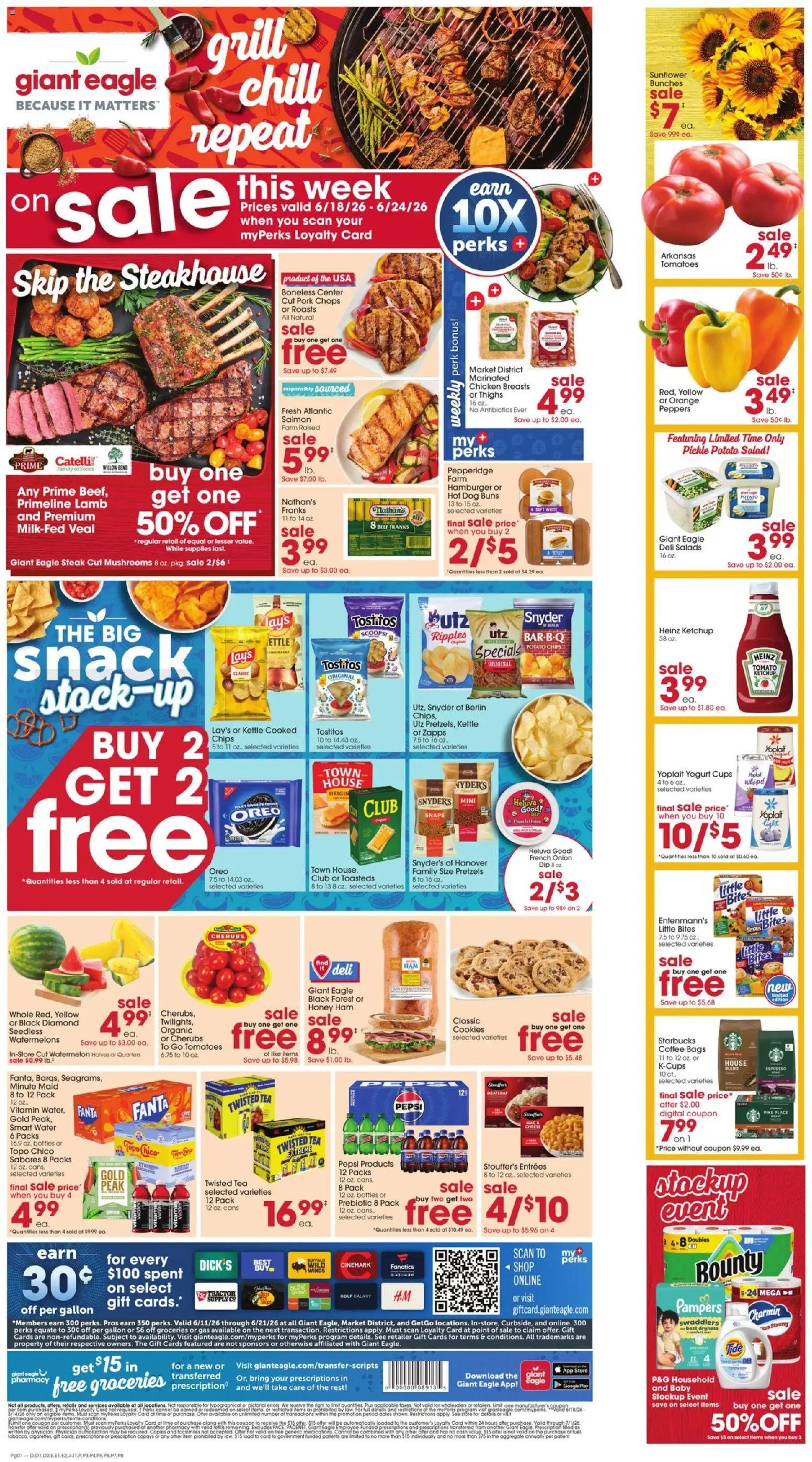 Giant Eagle Weekly Ad from 06/18/2026 >> Flyer