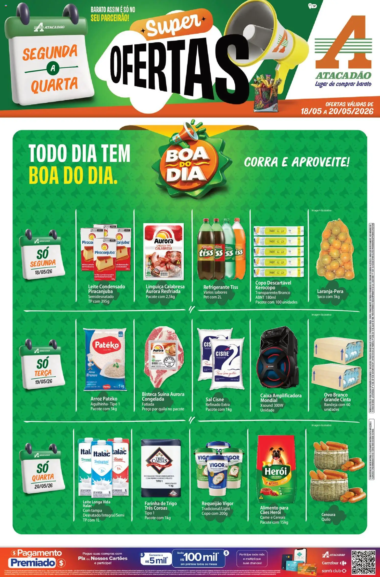 Pré-Visualização do folheto "Atacadão ofertas - SP" da loja Atacadão válido a partir de 18/05/2026