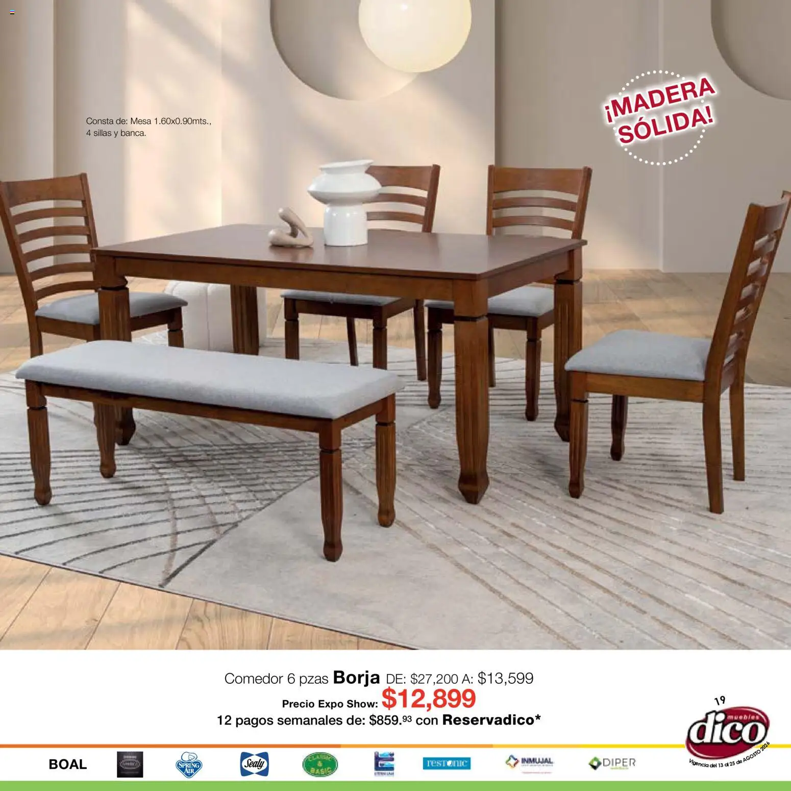 Vista previa las ofertas de la tienda Muebles Dico - Muebles Dico catálogo Expo Show desde el 13/08/2026 