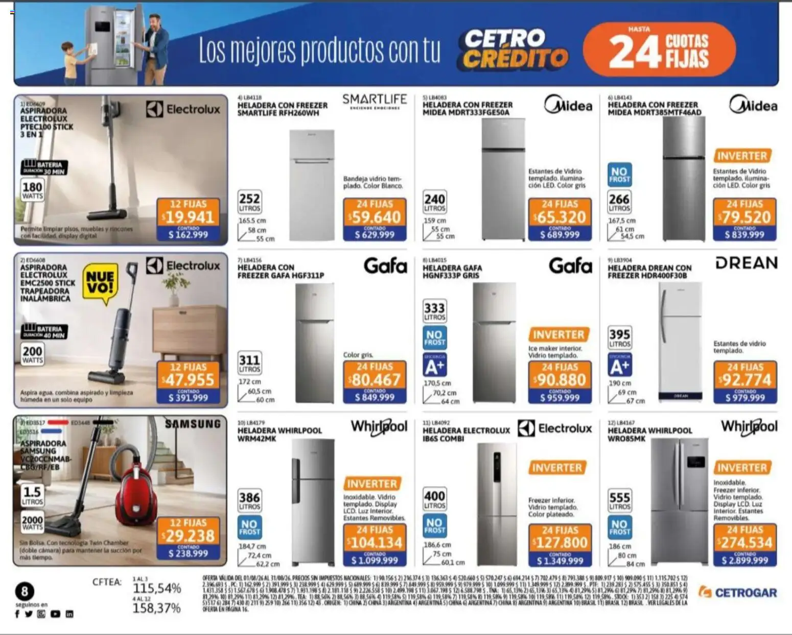 Vista previa del folleto de la tienda Cetrogar válido desde el 04/08/2026 