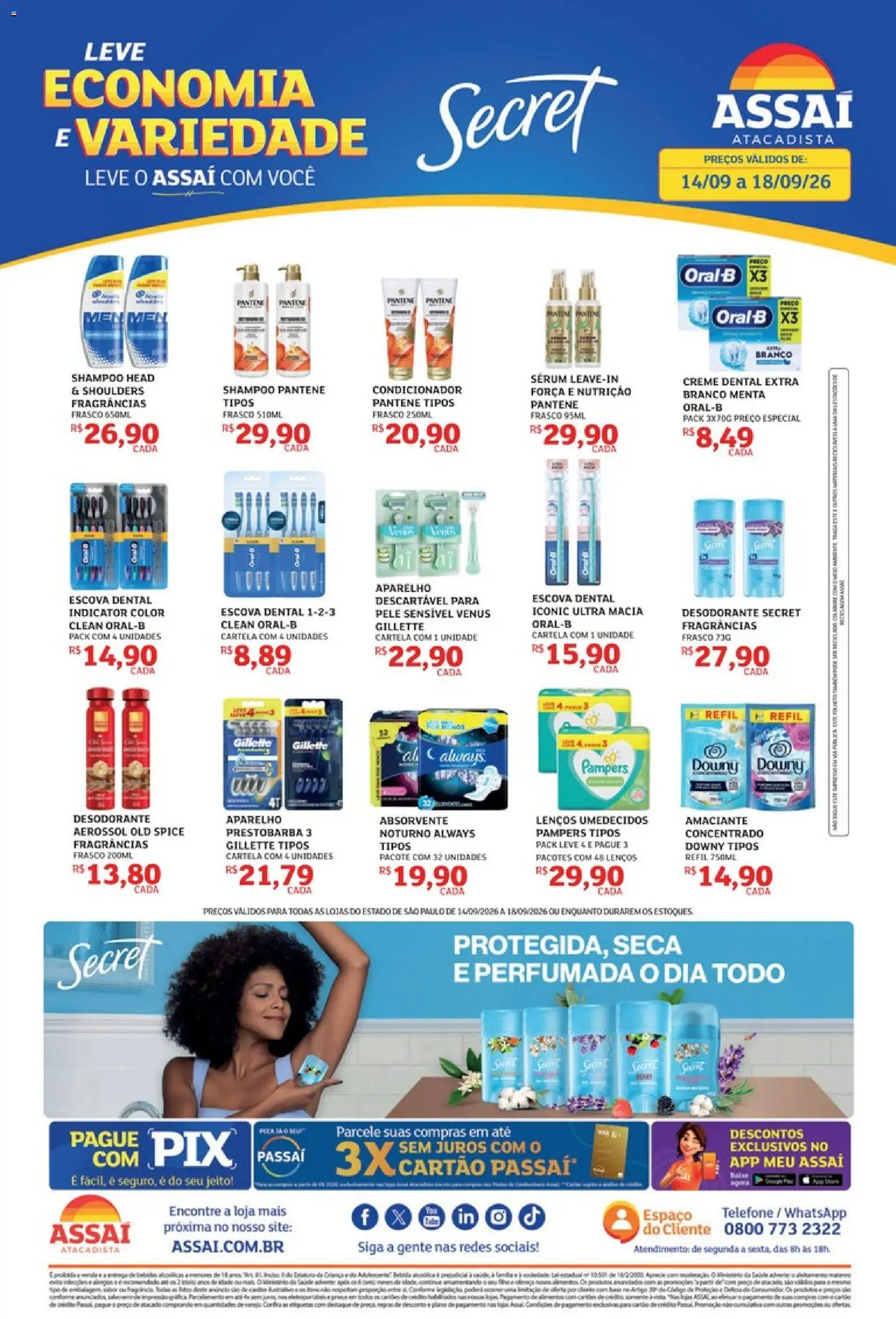 Pré-Visualização do folheto "Assaí Atacadista ofertas - SP" da loja Assaí Atacadista válido a partir de 14/09/2026