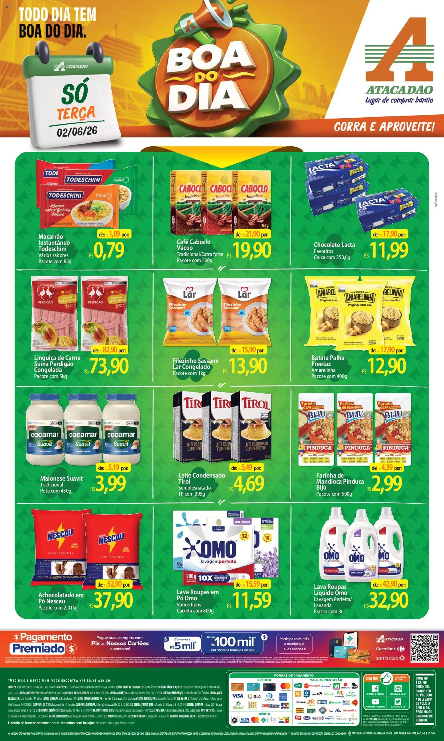 Pré-Visualização do folheto "Atacadão ofertas - PR" da loja Atacadão válido a partir de 02/06/2026