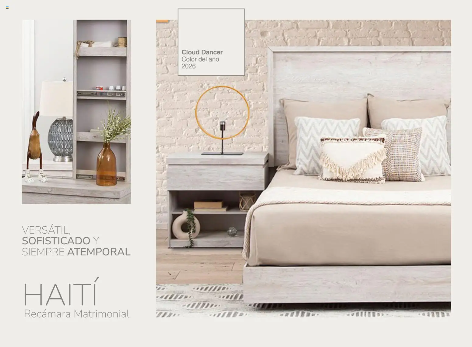 Vista previa las ofertas de la tienda Muebles Dico - Catálogo Cloud Dancer Color del año 2026 desde el 30/01/2026 
