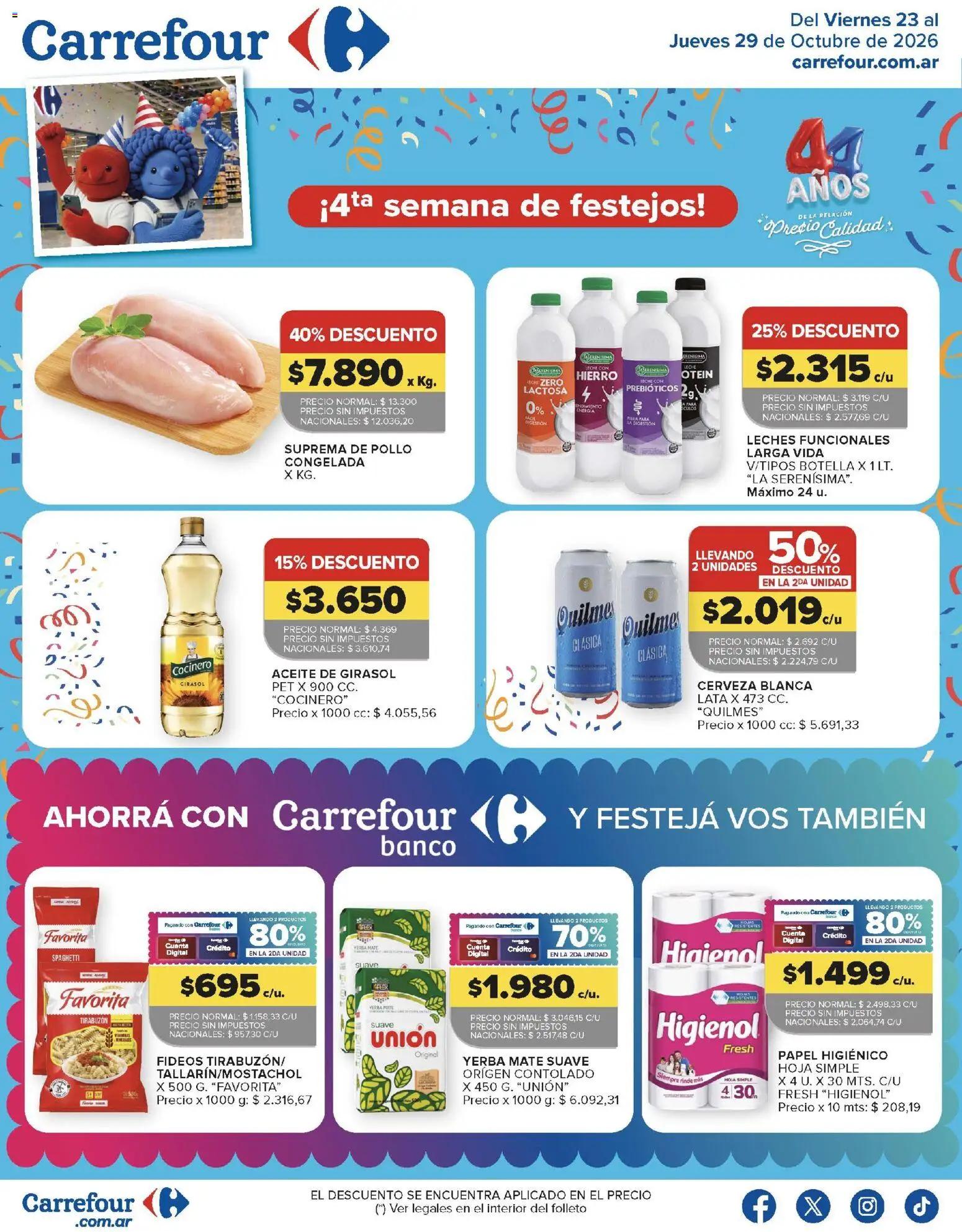 Vista previa del folleto de la tienda Carrefour válido desde el 23/10/2026 