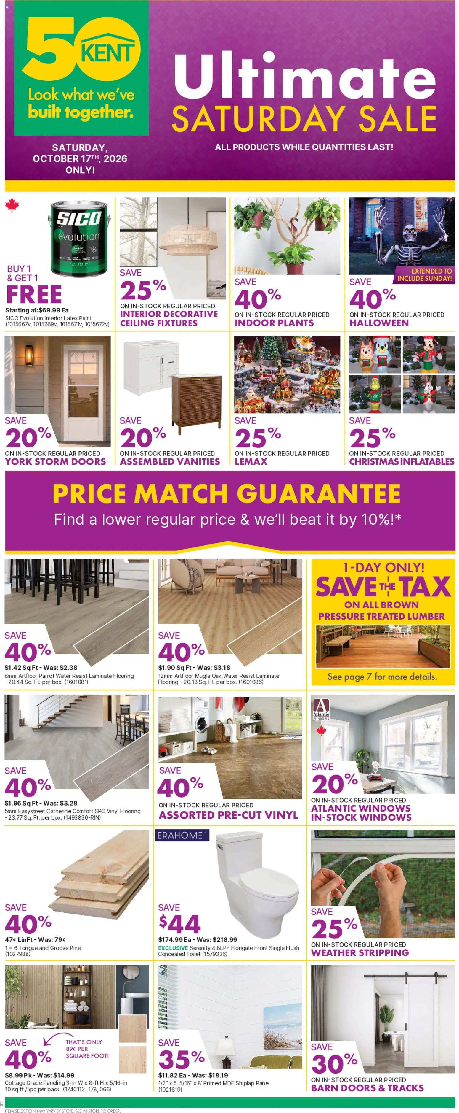 Preview of leaflet Kent weekly flyer - NS from shop Kent is valid from Oct 15, 2026