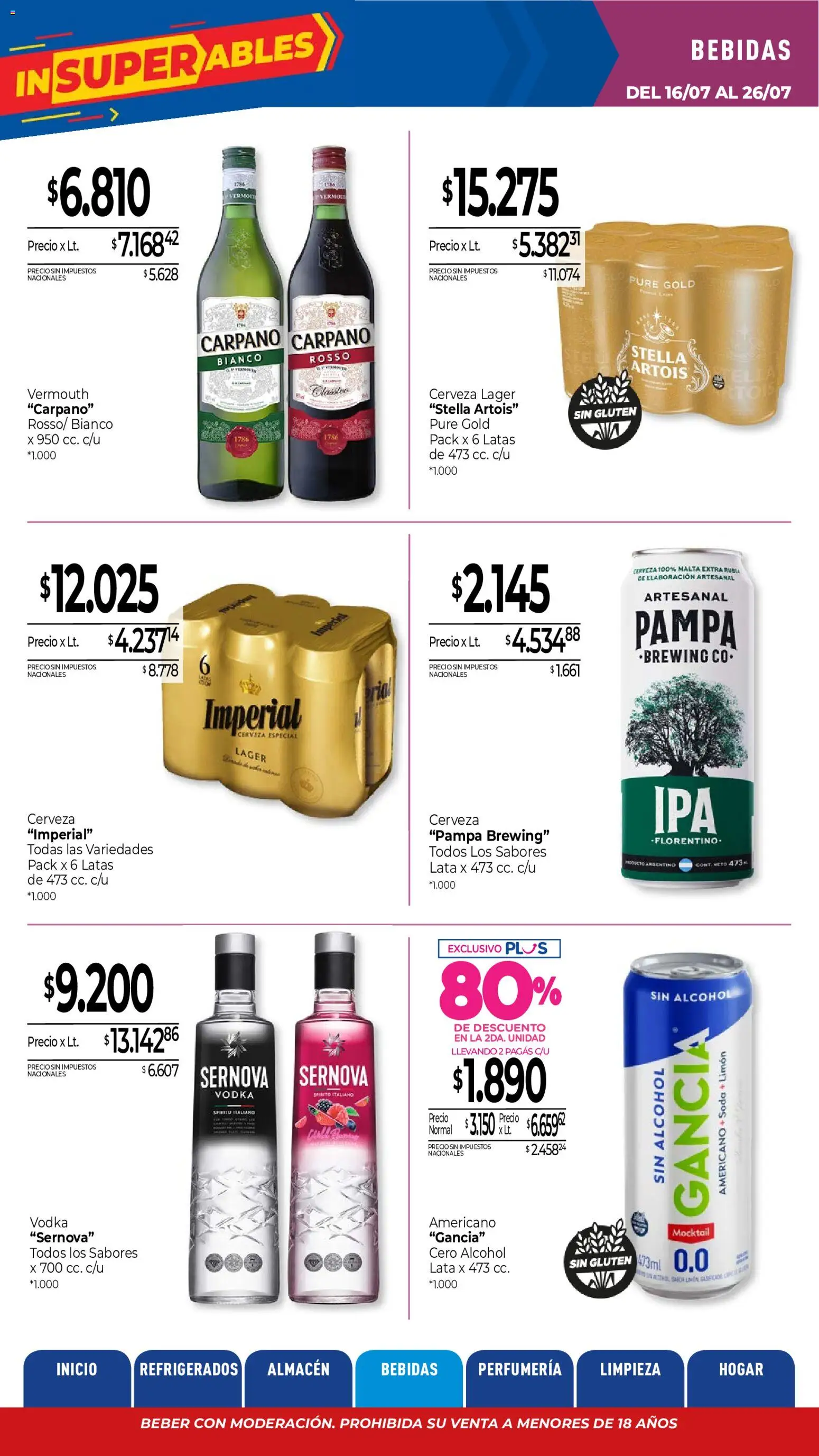 Vista previa del folleto de la tienda La Anonima válido desde el 16/07/2026 