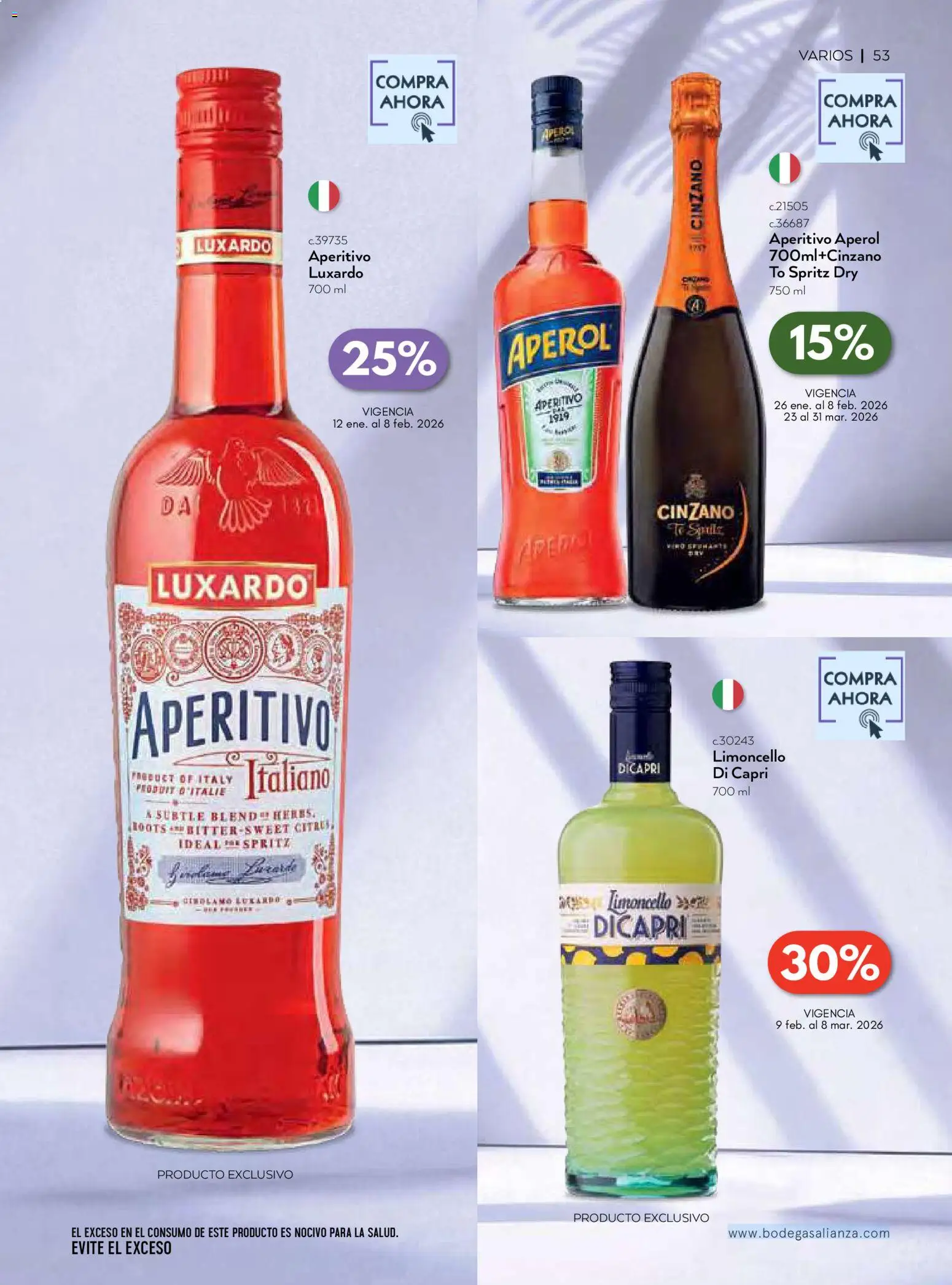 Vista previa las ofertas de la tienda Bodegas Alianza - Catálogo desde el 01/01/2026 