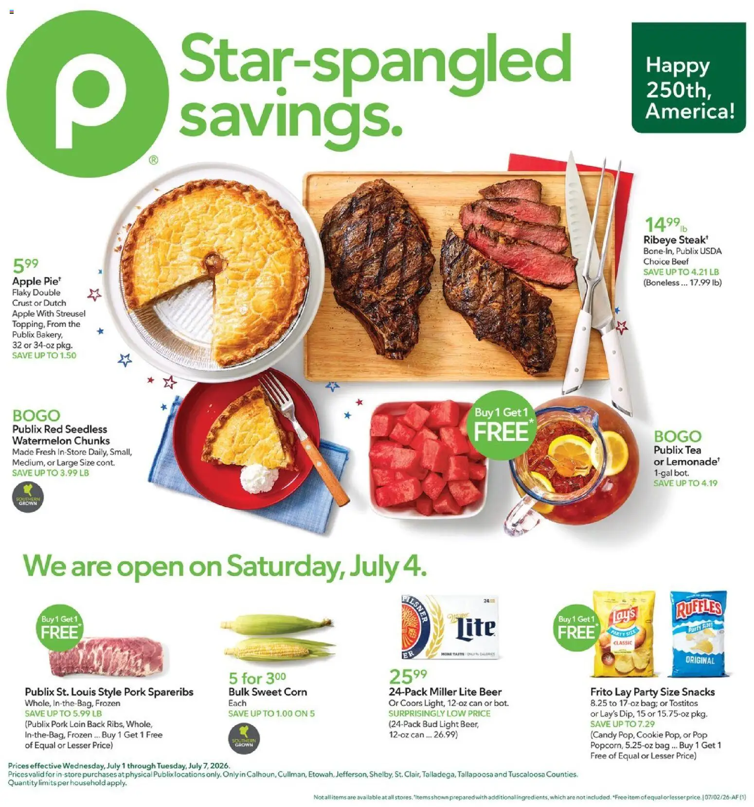Ad Preview of Publix Publix Weekly Ad from 07/01/2026