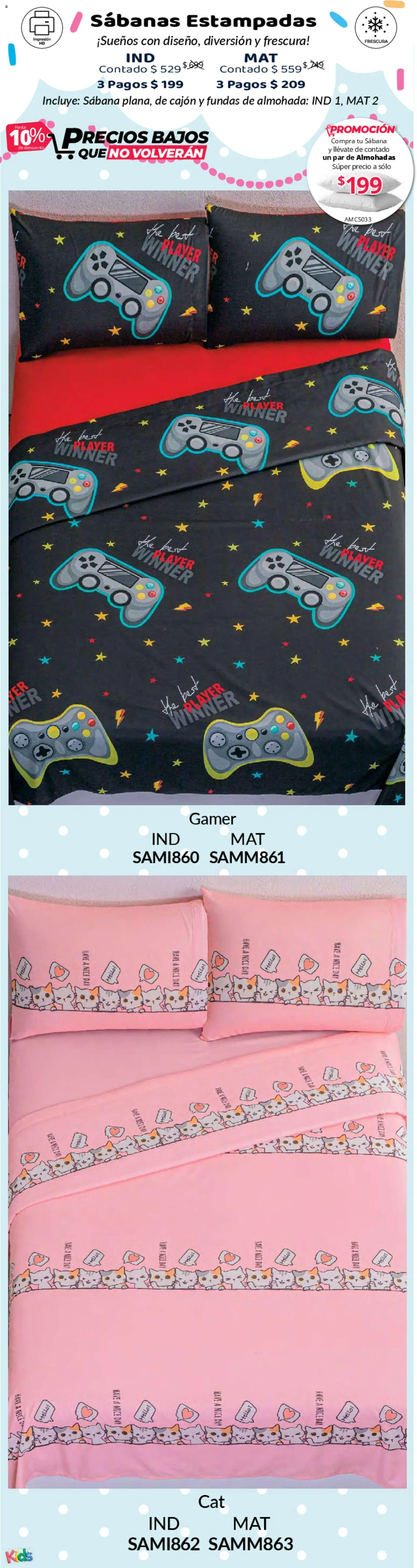 Vista previa las ofertas de la tienda Colchas Concord - Colchas Concord catálogo Kids desde el 01/05/2026 - Almohada, Sabanas