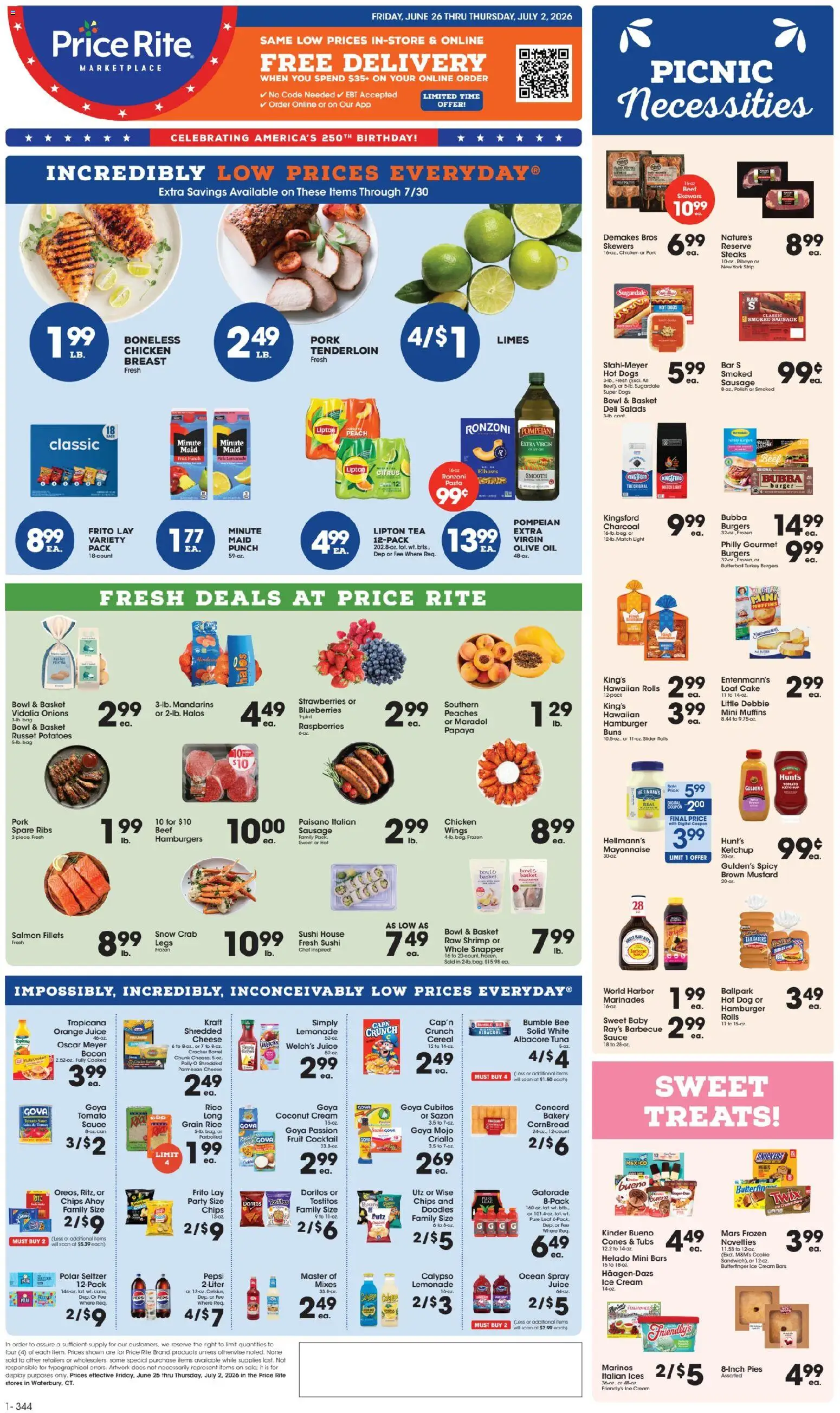 Ad Preview of Price Rite Price Rite Weekly Ad from 06/26/2026