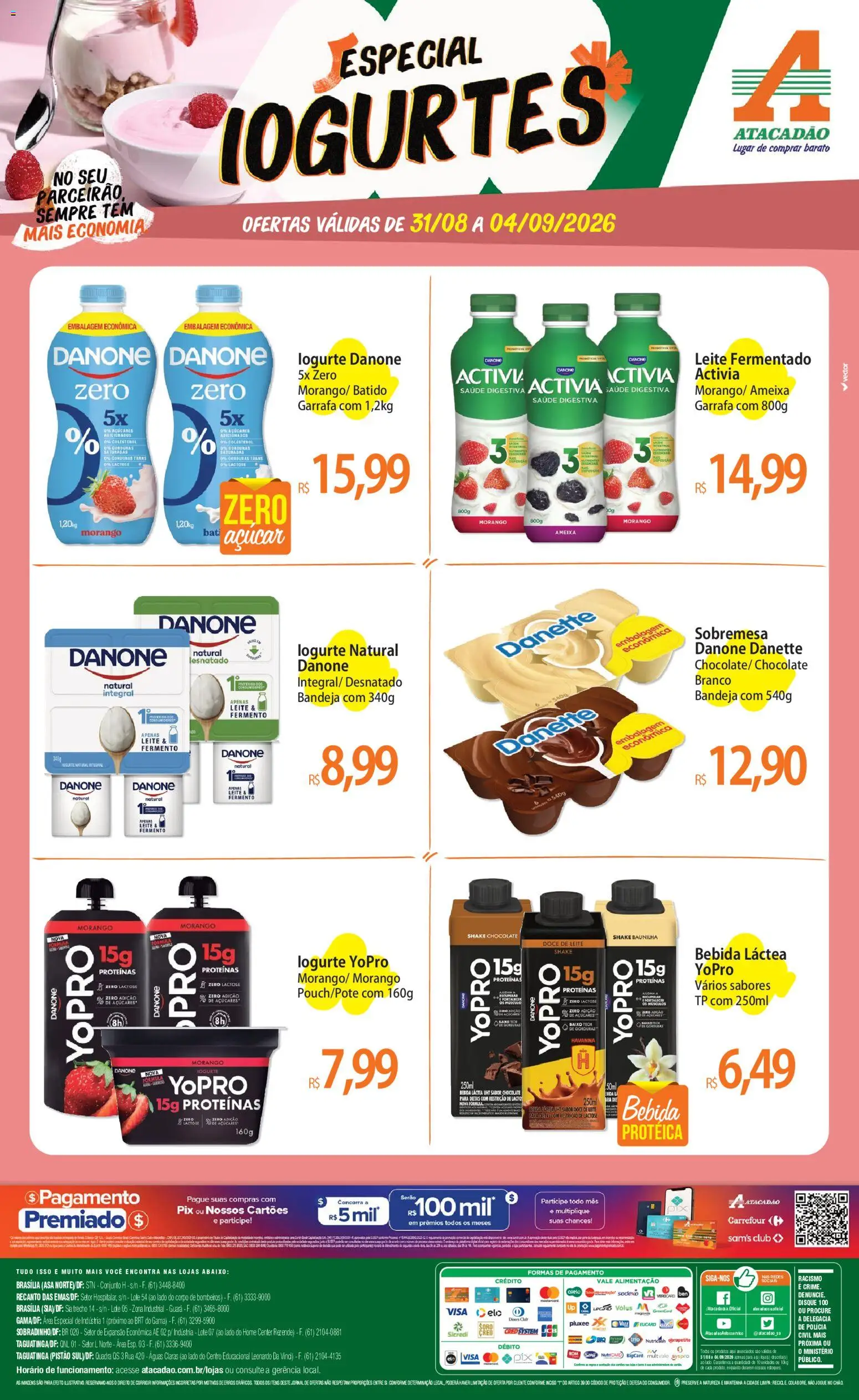 Pré-Visualização do folheto "Atacadão ofertas - DF" da loja Atacadão válido a partir de 31/08/2026