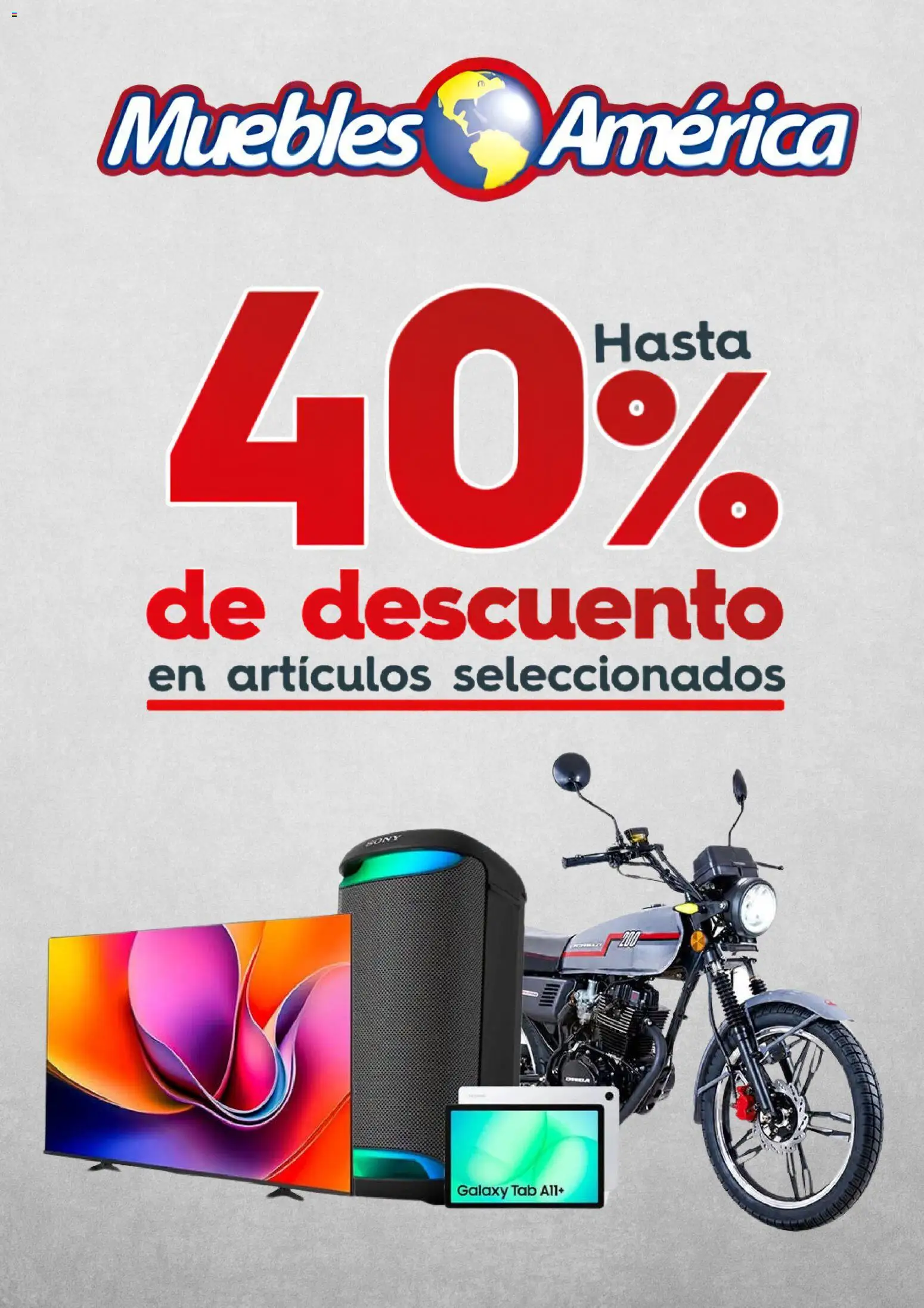 Vista previa las ofertas de la tienda Muebles America - Muebles America catálogo desde el 22/07/2026 