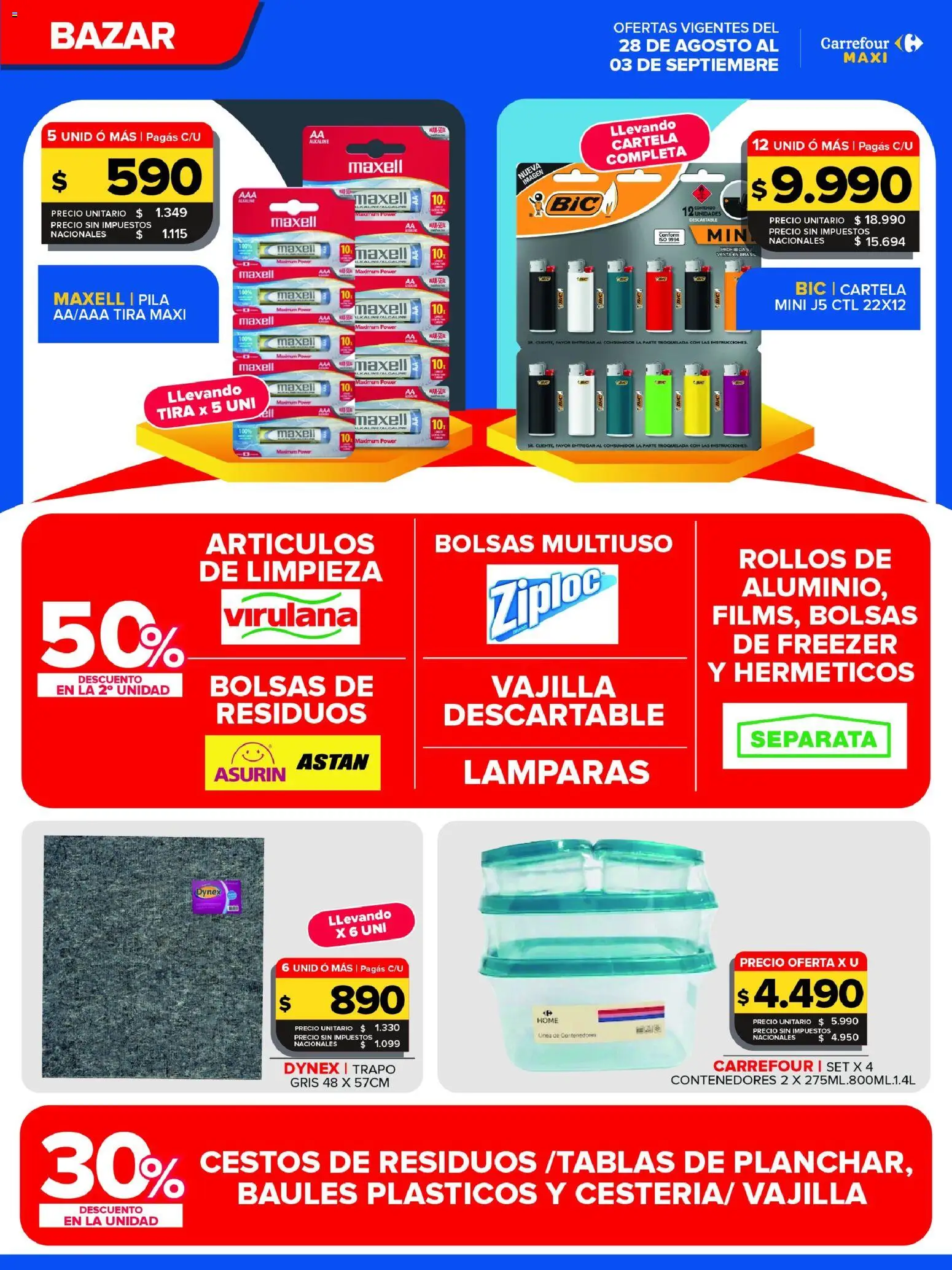 Vista previa del folleto de la tienda Carrefour Maxi válido desde el 28/08/2026 