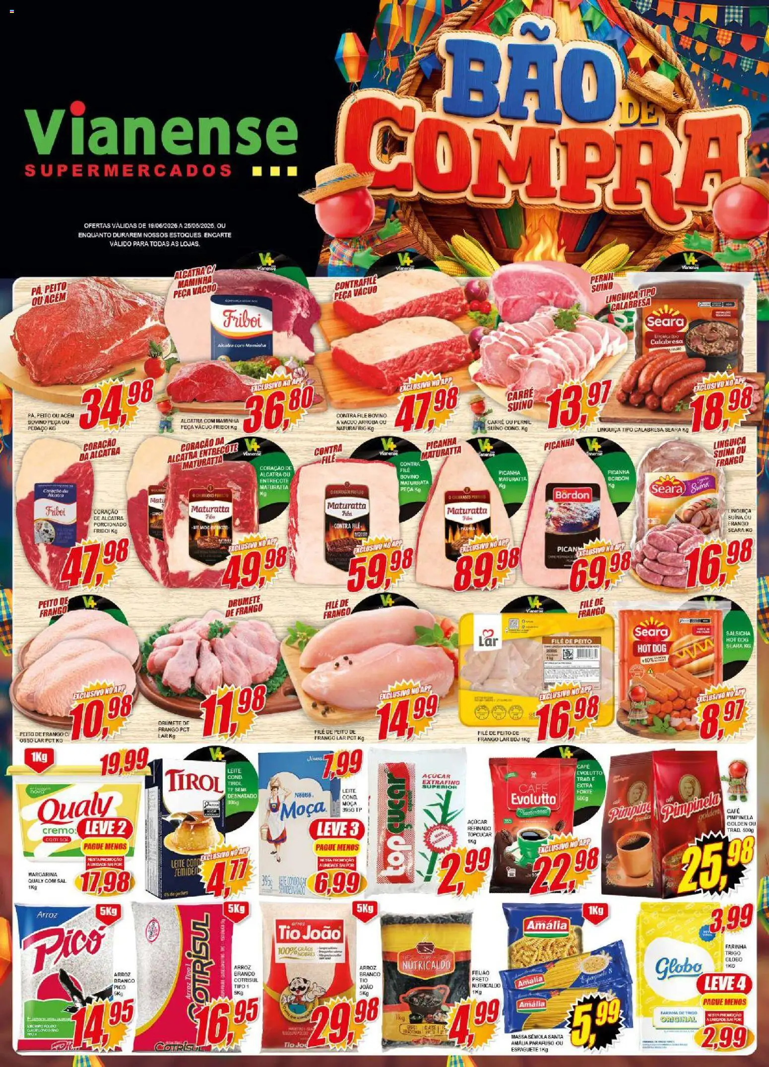 Pré-Visualização do folheto "Vianense ofertas" da loja Vianense válido a partir de 19/06/2026