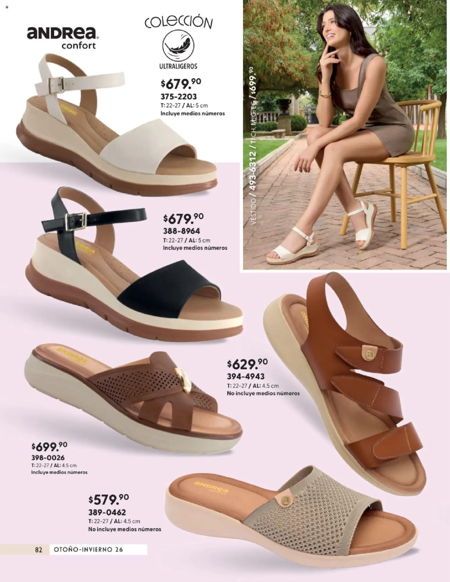Vista previa las ofertas de la tienda Andrea - Andrea catálogo Calzado Confort desde el 23/08/2026 