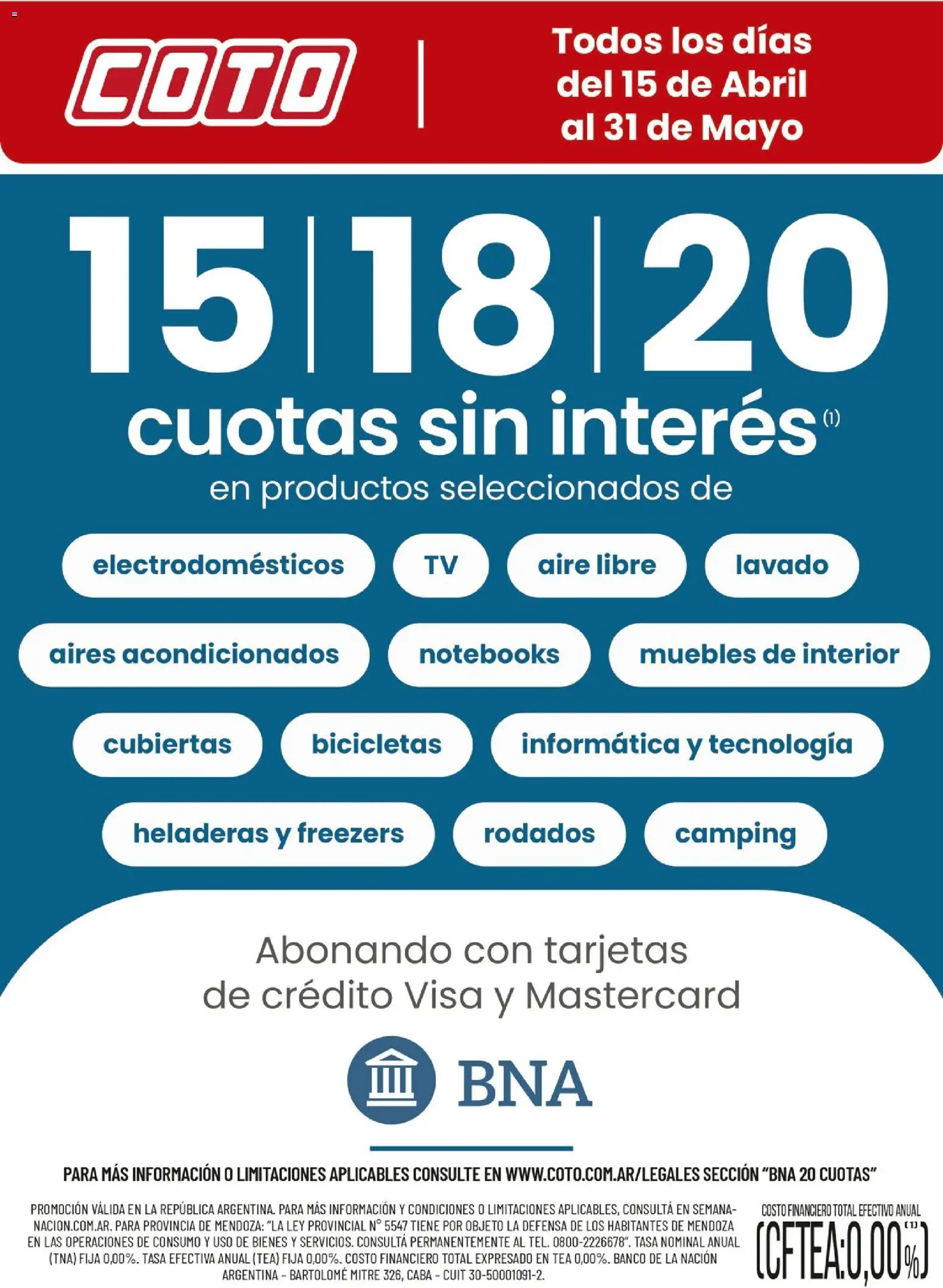 Vista previa del folleto de la tienda Coto válido desde el 15/04/2026 