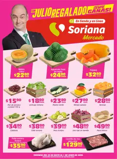 Vista previa las ofertas de la tienda Soriana - Soriana Fin de Semana Mercado: Tamaulipas desde el 29/05/2026 