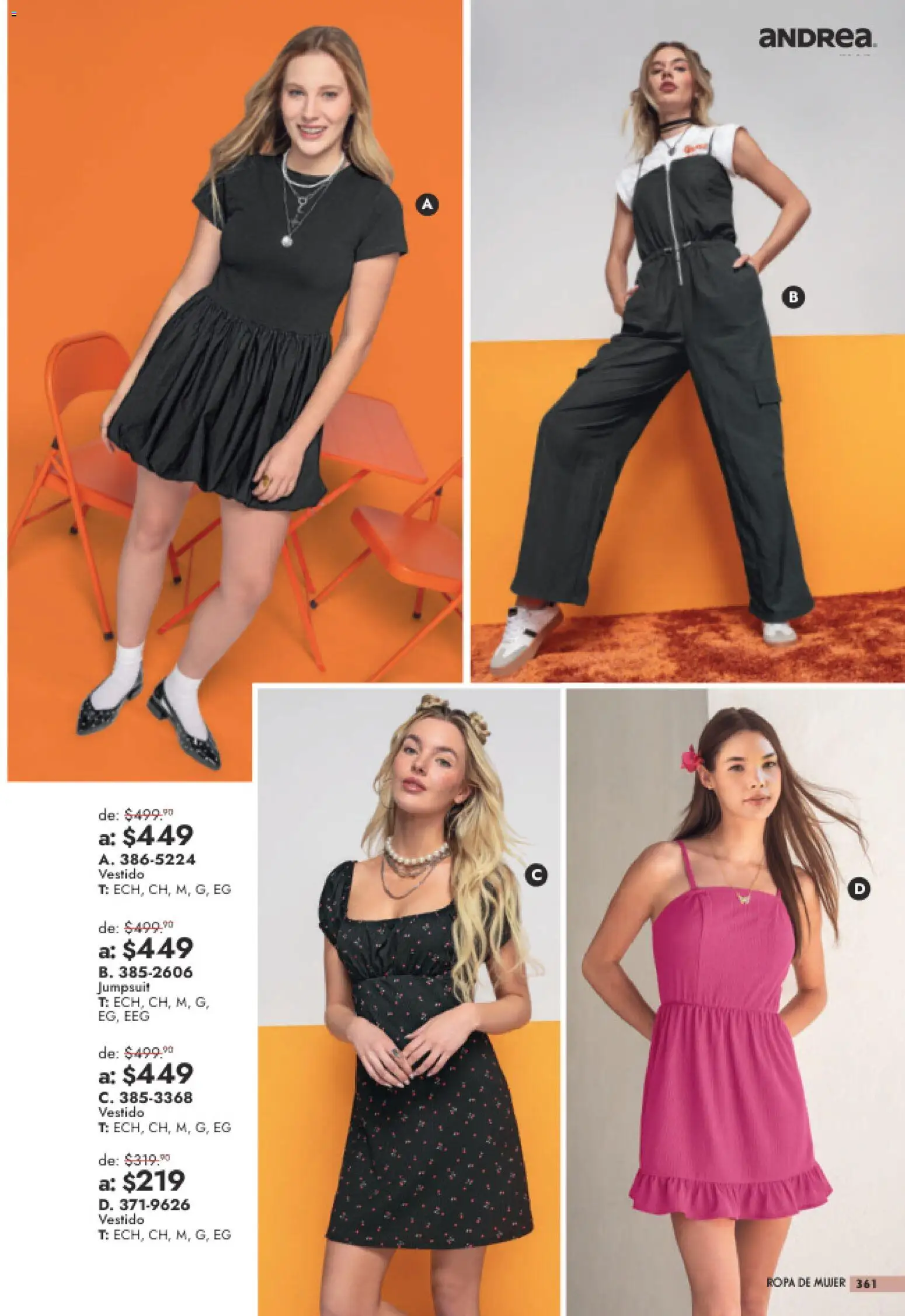 Vista previa las ofertas de la tienda Andrea - Andrea catálogo Outlet desde el 26/07/2026 