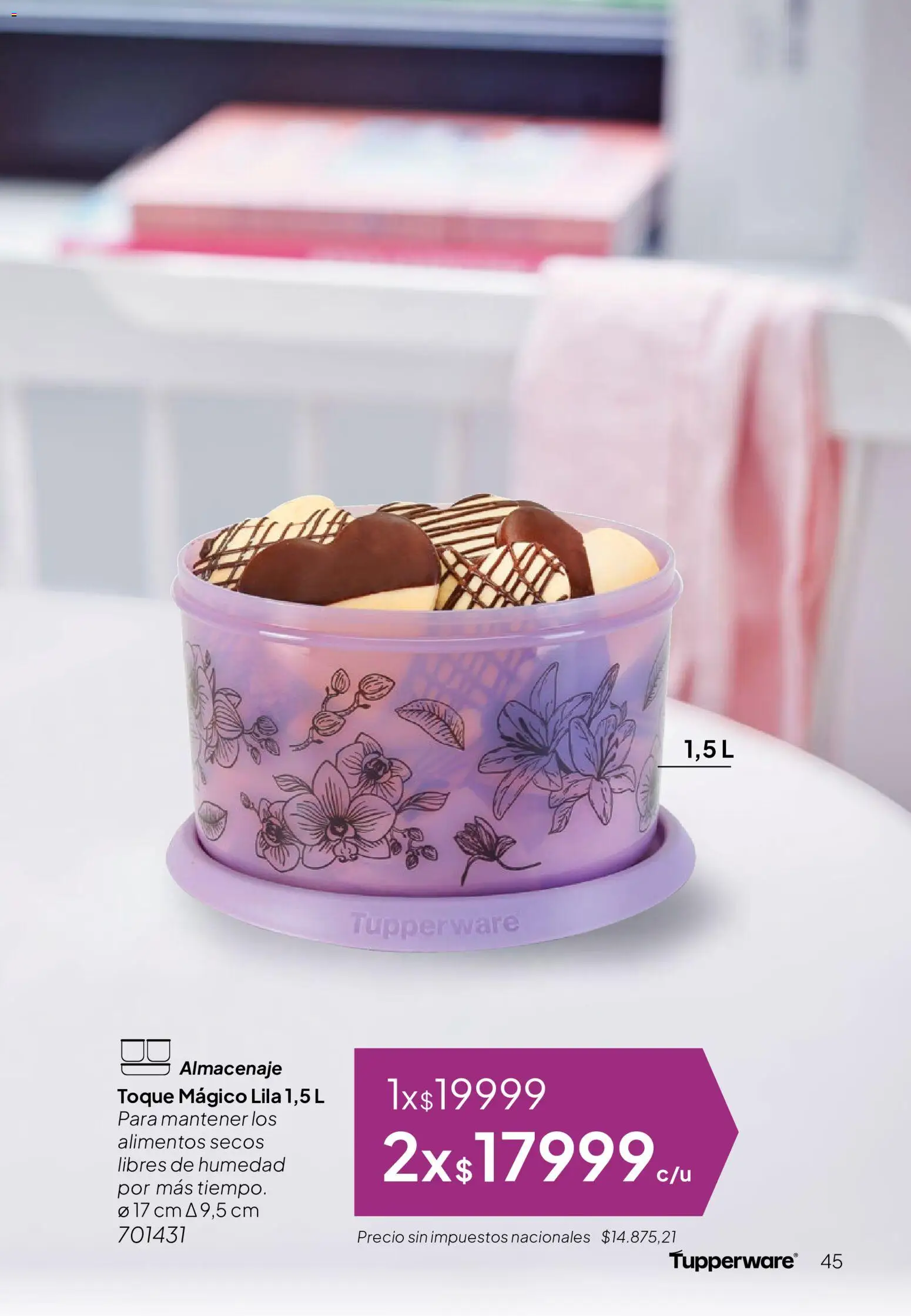 Vista previa del folleto de la tienda Tupperware válido desde el 04/08/2026 - Alimentos