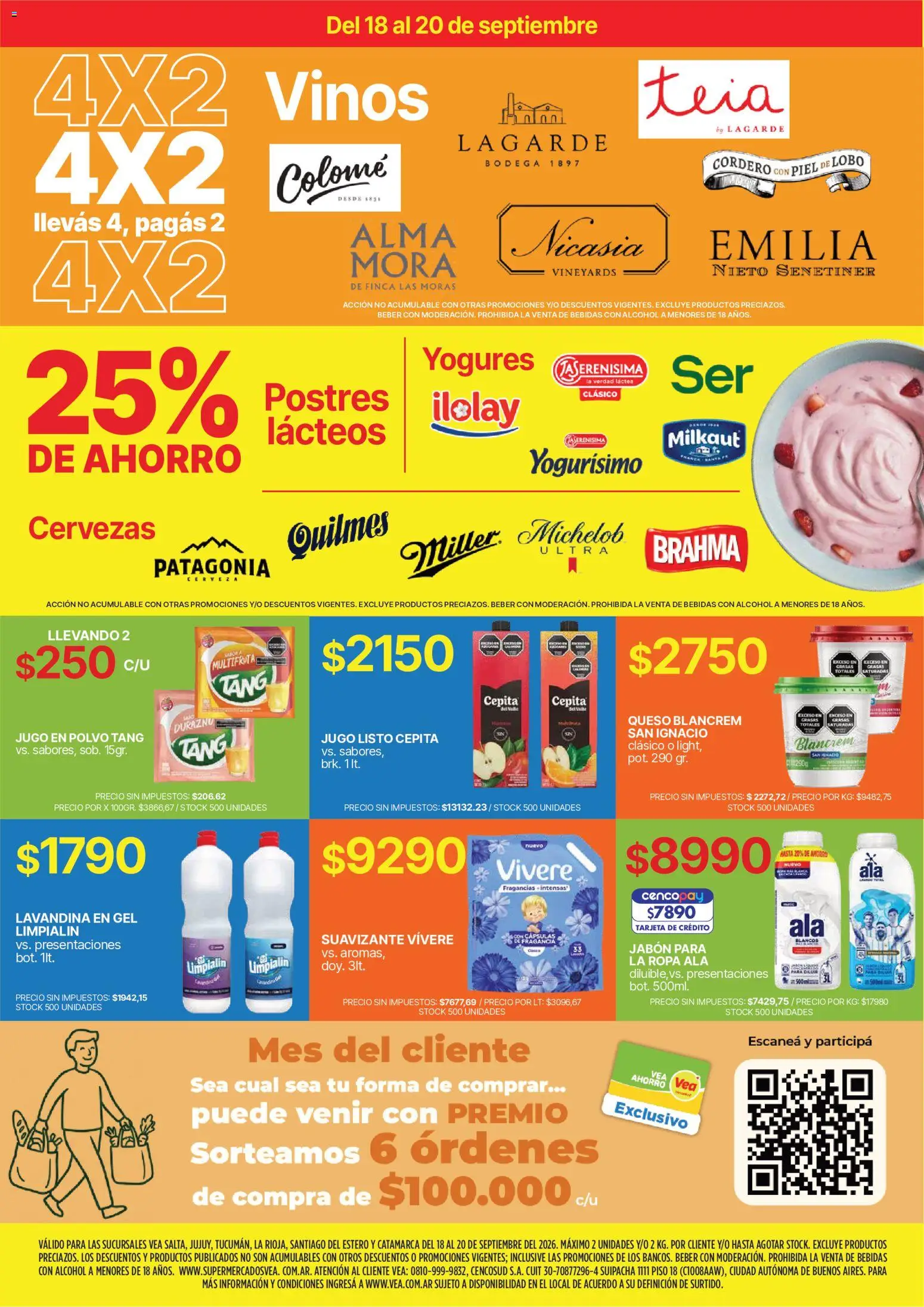 Vista previa del folleto de la tienda Vea válido desde el 18/09/2026 