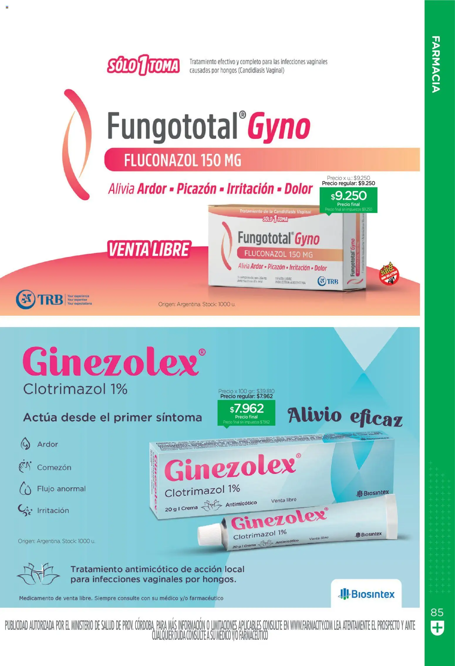 Vista previa del folleto de la tienda Farmacity válido desde el 01/10/2026 