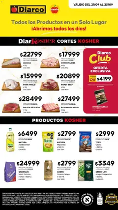 Vista previa del folleto de la tienda Diarco válido desde el 21/09/2026 