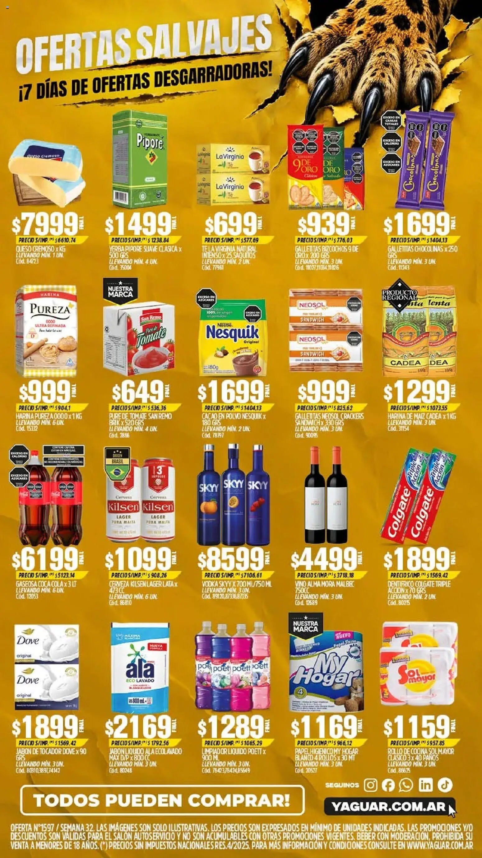 Vista previa del folleto de la tienda Yaguar válido desde el 03/08/2026 
