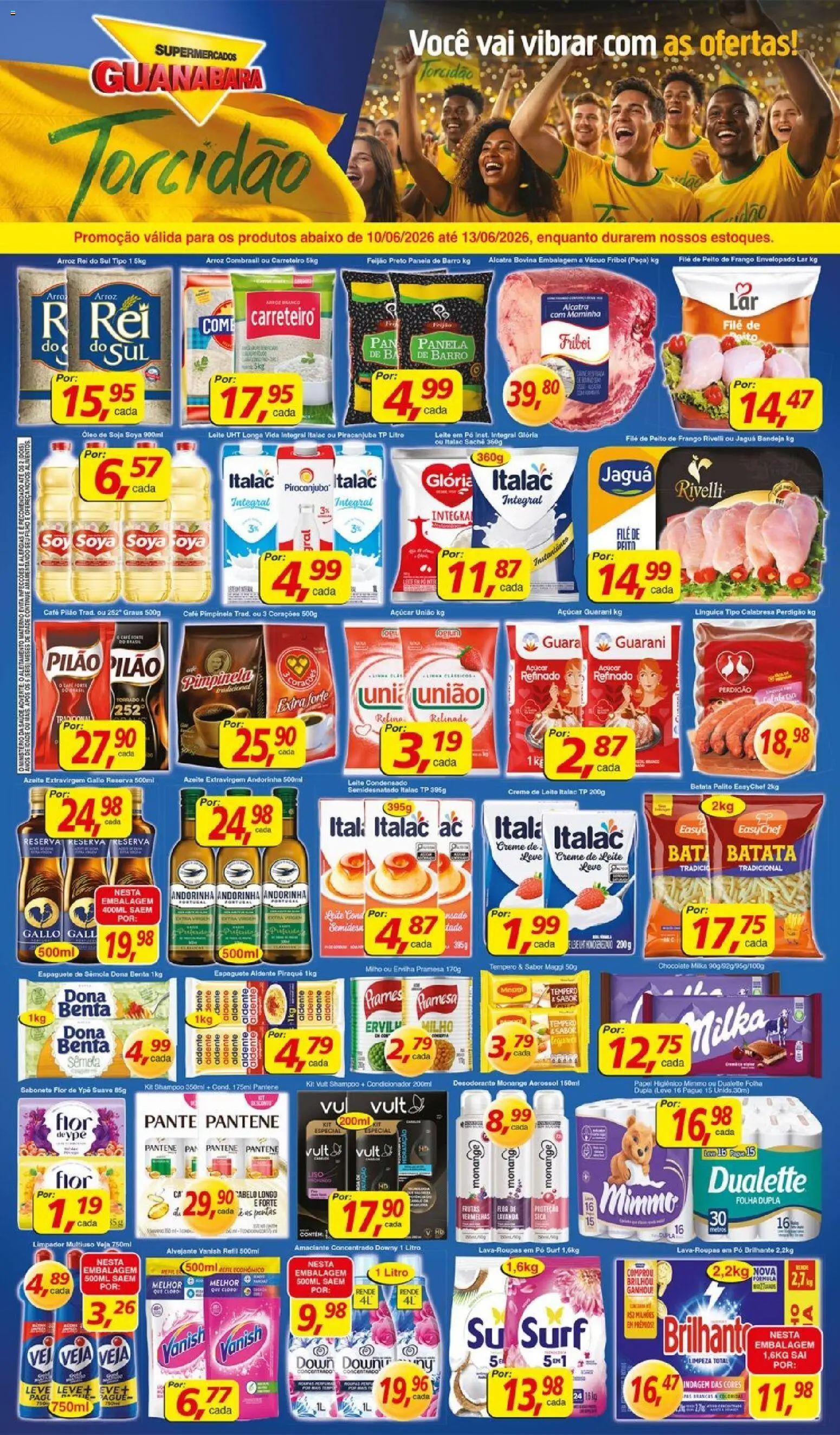 Pré-Visualização do folheto "Guanabara promoção" da loja Supermercados Guanabara válido a partir de 10/06/2026