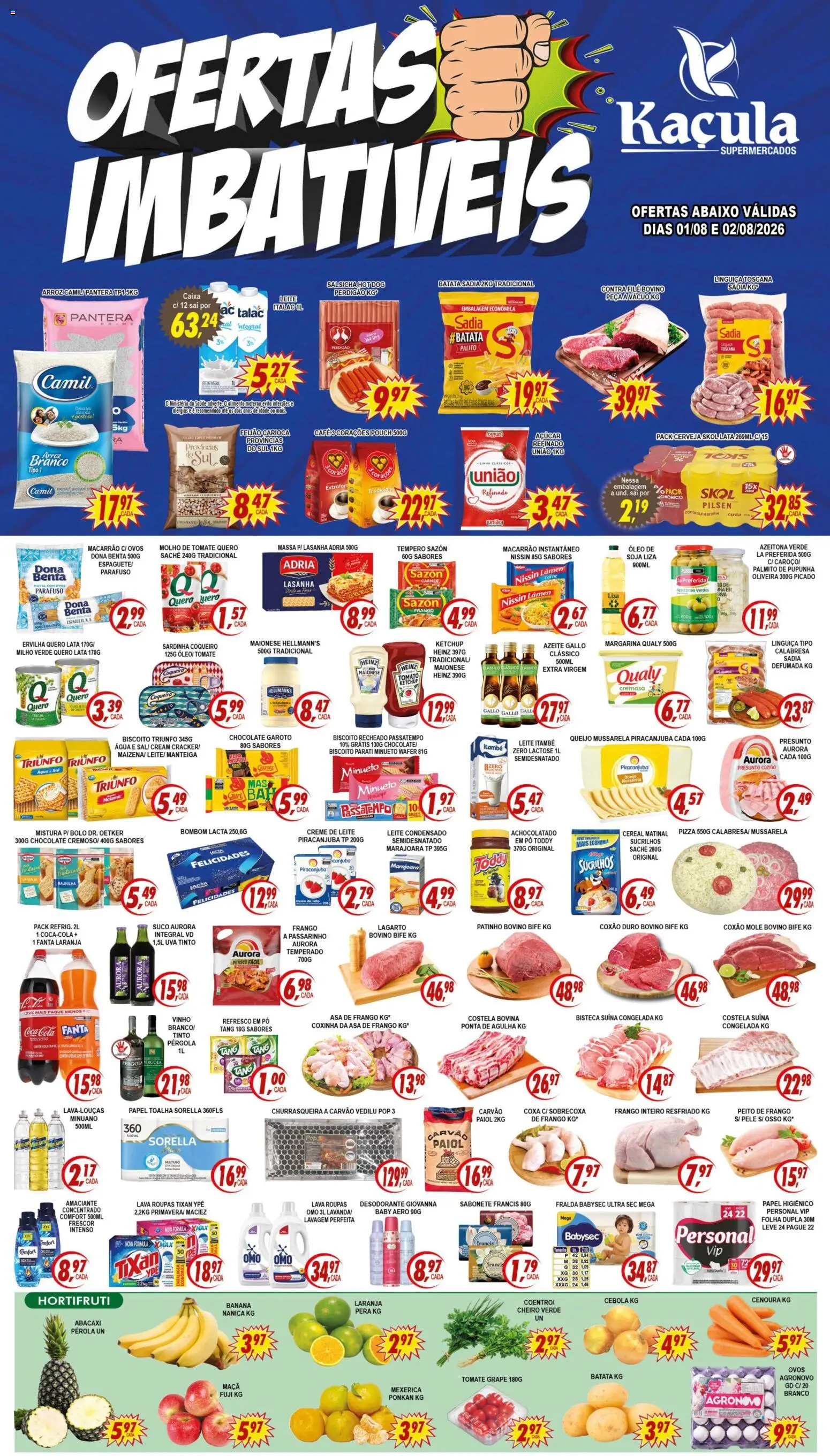 Pré-Visualização do folheto "Kaçula - Ofertas da semana" da loja Kaçula válido a partir de 01/08/2026