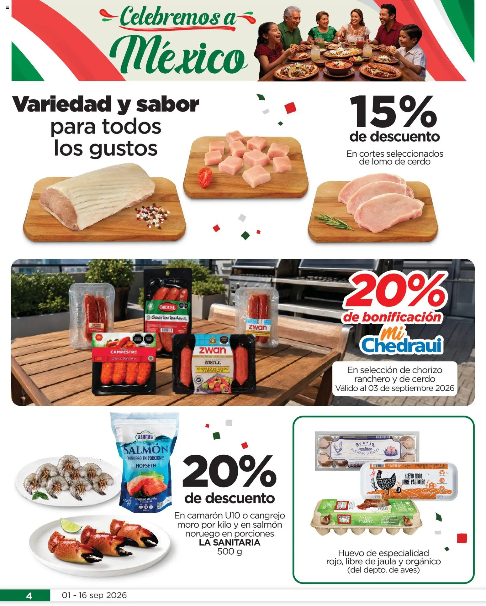 Vista previa las ofertas de la tienda Chedraui - Chedraui folleto Llevarte más cuesta menos desde el 01/09/2026 