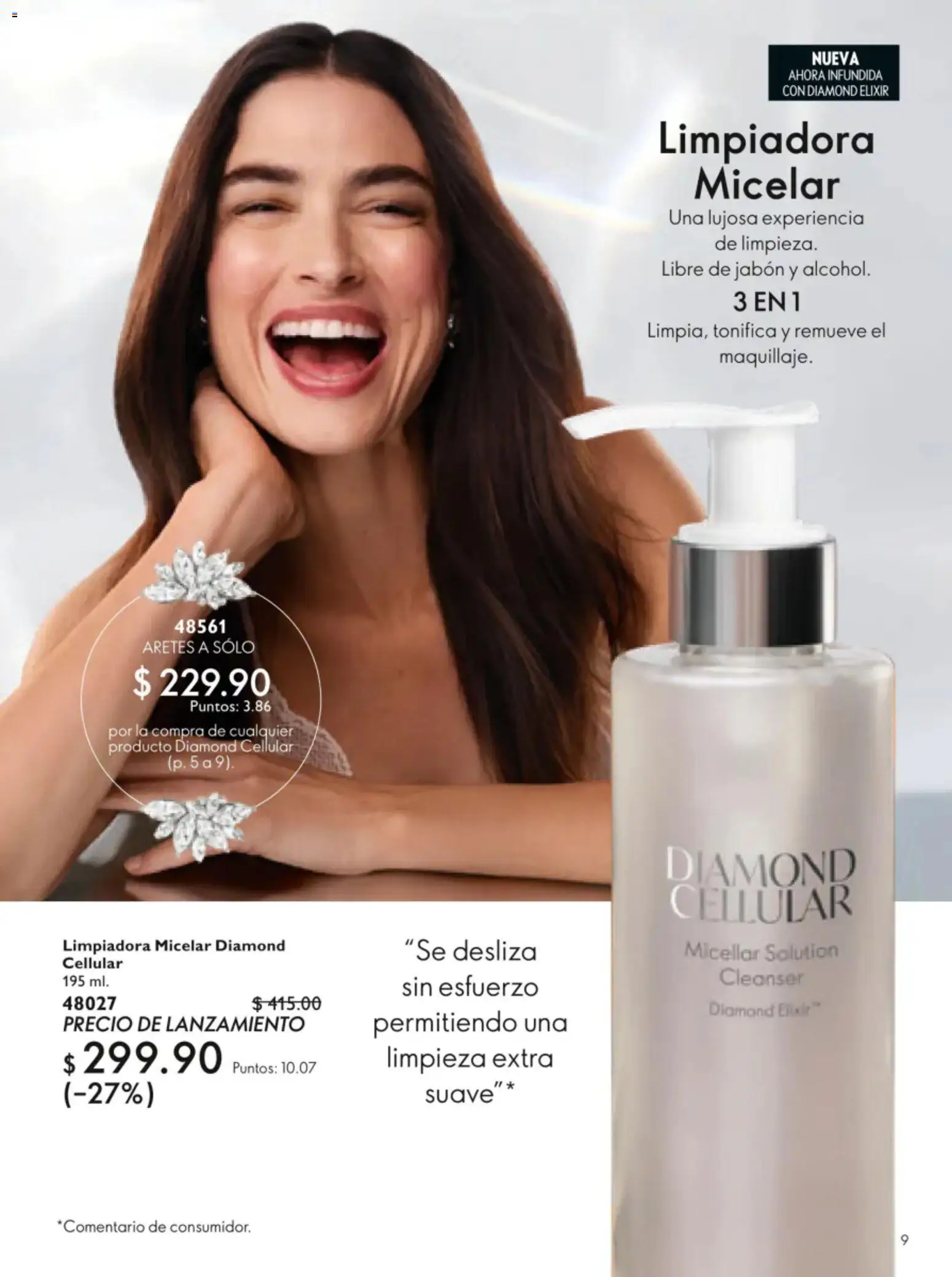 Vista previa las ofertas de la tienda Oriflame - Oriflame campaña 9 2026 desde el 20/06/2026 - Jabón, Aretes