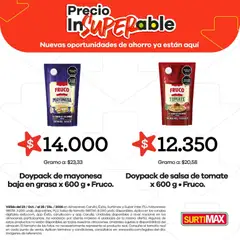  Vista previa del prospecto Surtimax catálogo Precio inSUPERable del almacen Surtimax válida del 23/10/2026 al 25/12/2026