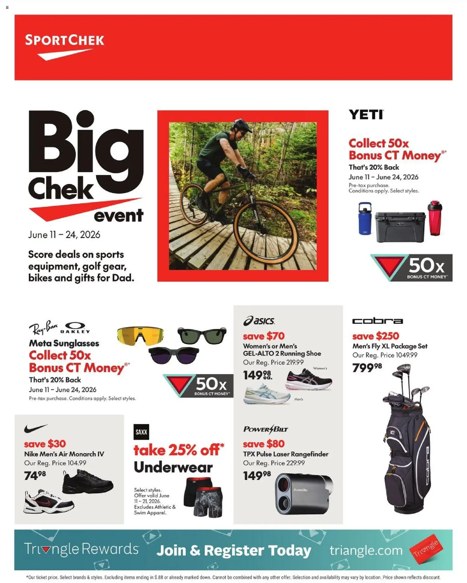 Preview of leaflet Sport Chek weekly flyer / circulaire from shop Sport Chek is valid from Jun 11, 2026