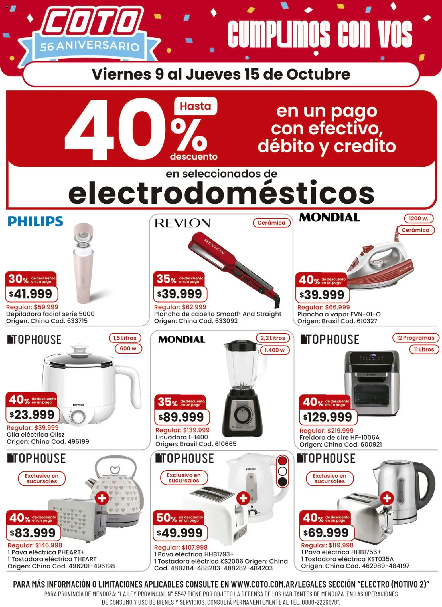 Vista previa del folleto de la tienda Coto válido desde el 09/10/2026 