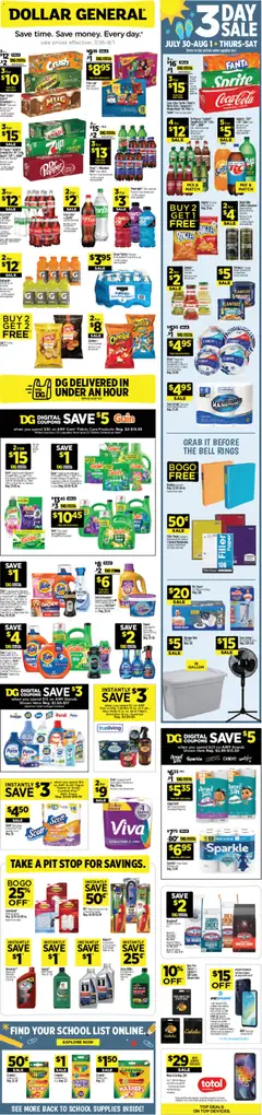 Ad Preview of Dollar General Dollar General Weekly Ad from 07/26/2026