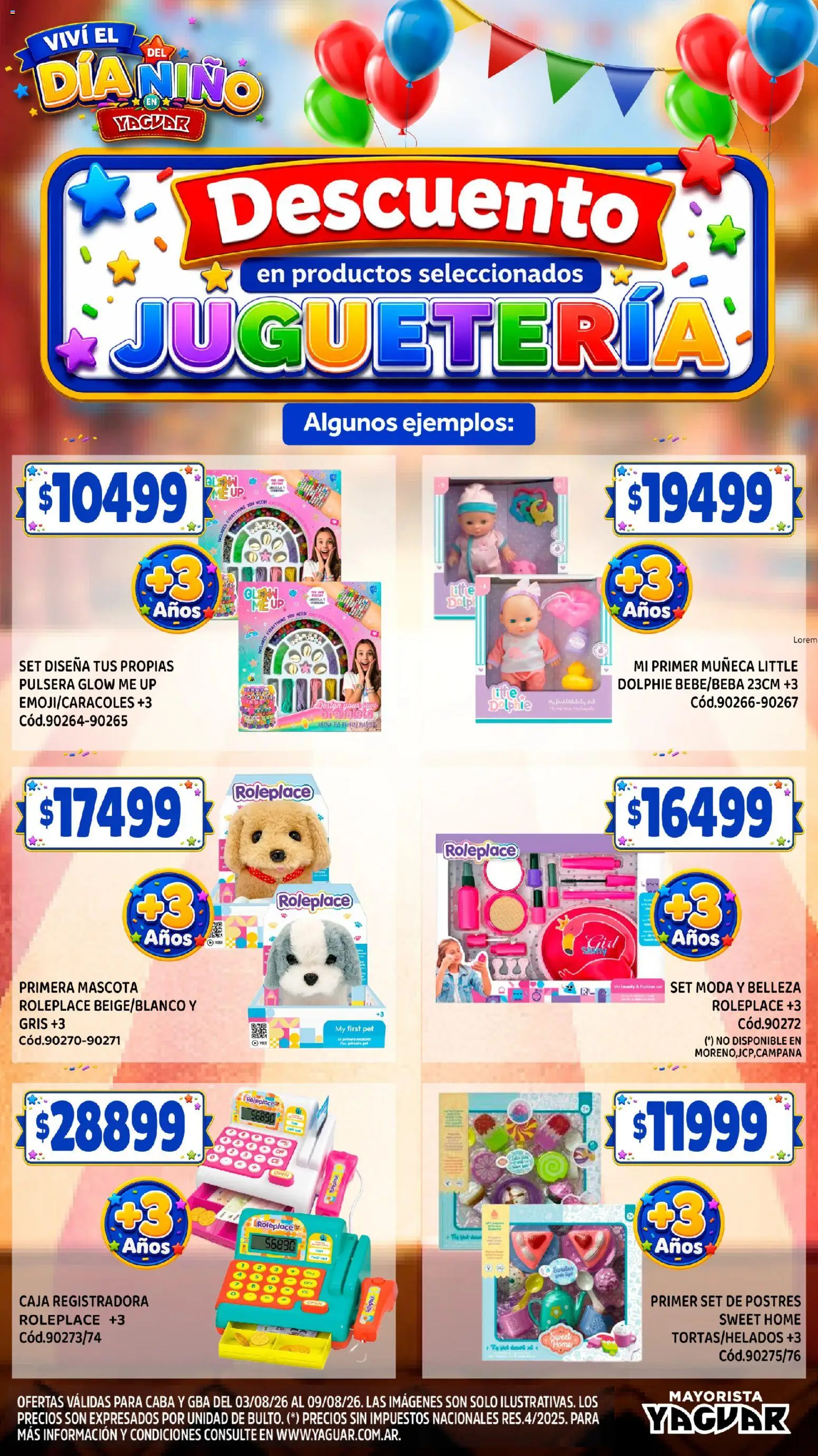 Vista previa del folleto de la tienda Yaguar válido desde el 03/08/2026 
