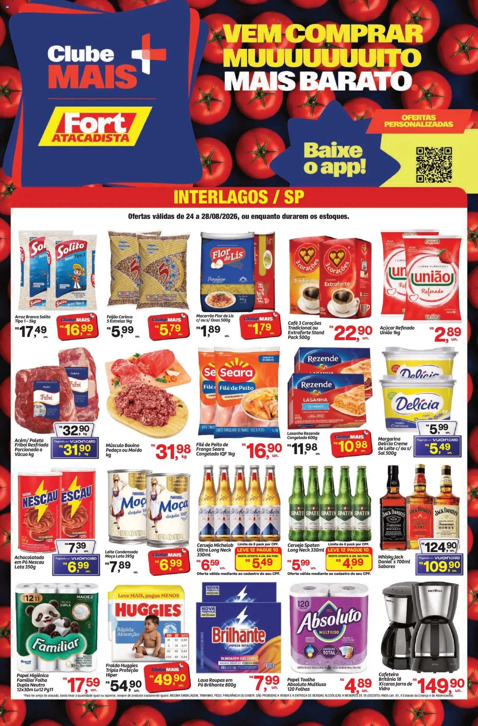 Pré-Visualização do folheto "Fort Atacadista - Ofertas da semana" da loja Fort Atacadista válido a partir de 24/08/2026