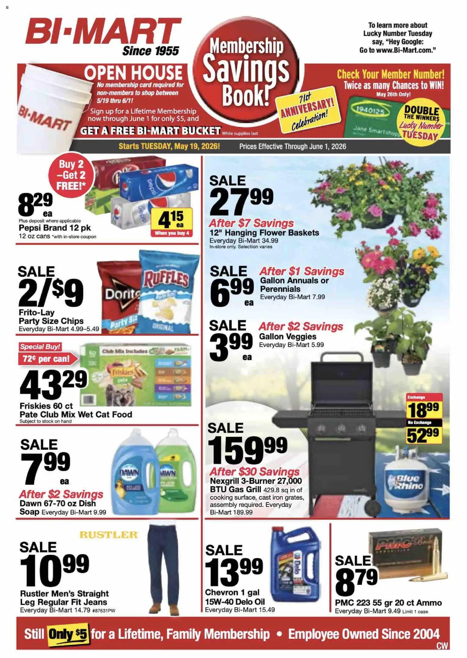 Ad Preview of Bi-Mart Bi-Mart Membership Savings Book from 05/19/2026