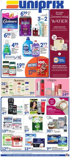 Preview of leaflet Uniprix weekly flyer / circulaire from shop Uniprix is valid from Oct 08, 2026