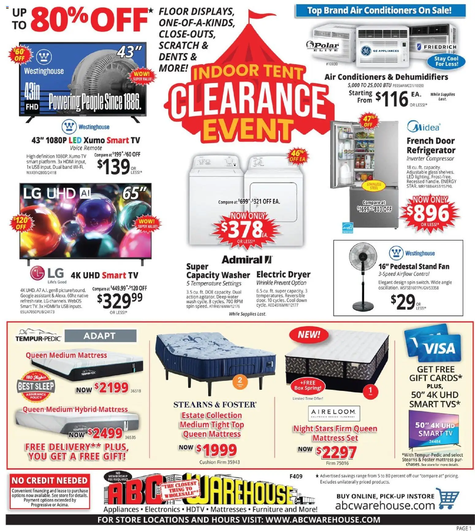 Ad Preview of ABC Warehouse ABC Warehouse Weekly Ad from 06/07/2026