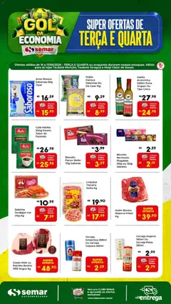 Pré-Visualização do folheto "Semar Supermercado ofertas Gol da Economia" da loja Semar Supermercado válido a partir de 16/06/2026