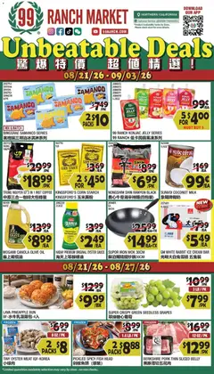 Ad Preview of 99 Ranch Market 99 Ranch Market Weekly Ad from 08/21/2026
