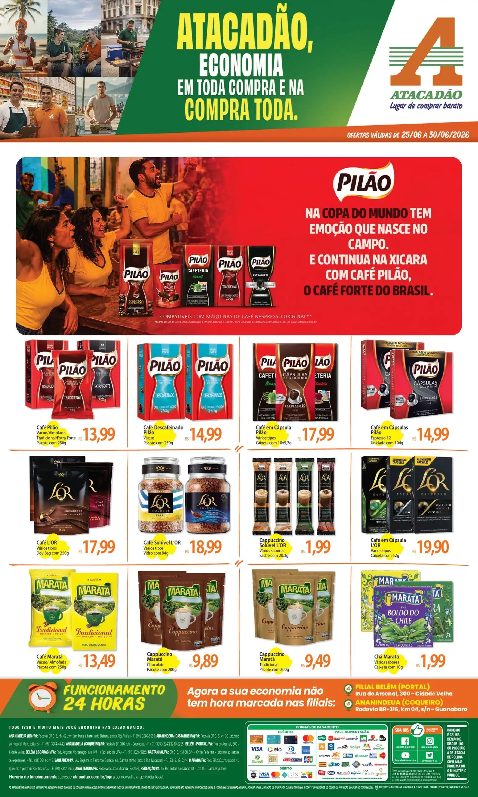 Pré-Visualização do folheto "Atacadão ofertas - PA" da loja Atacadão válido a partir de 25/06/2026