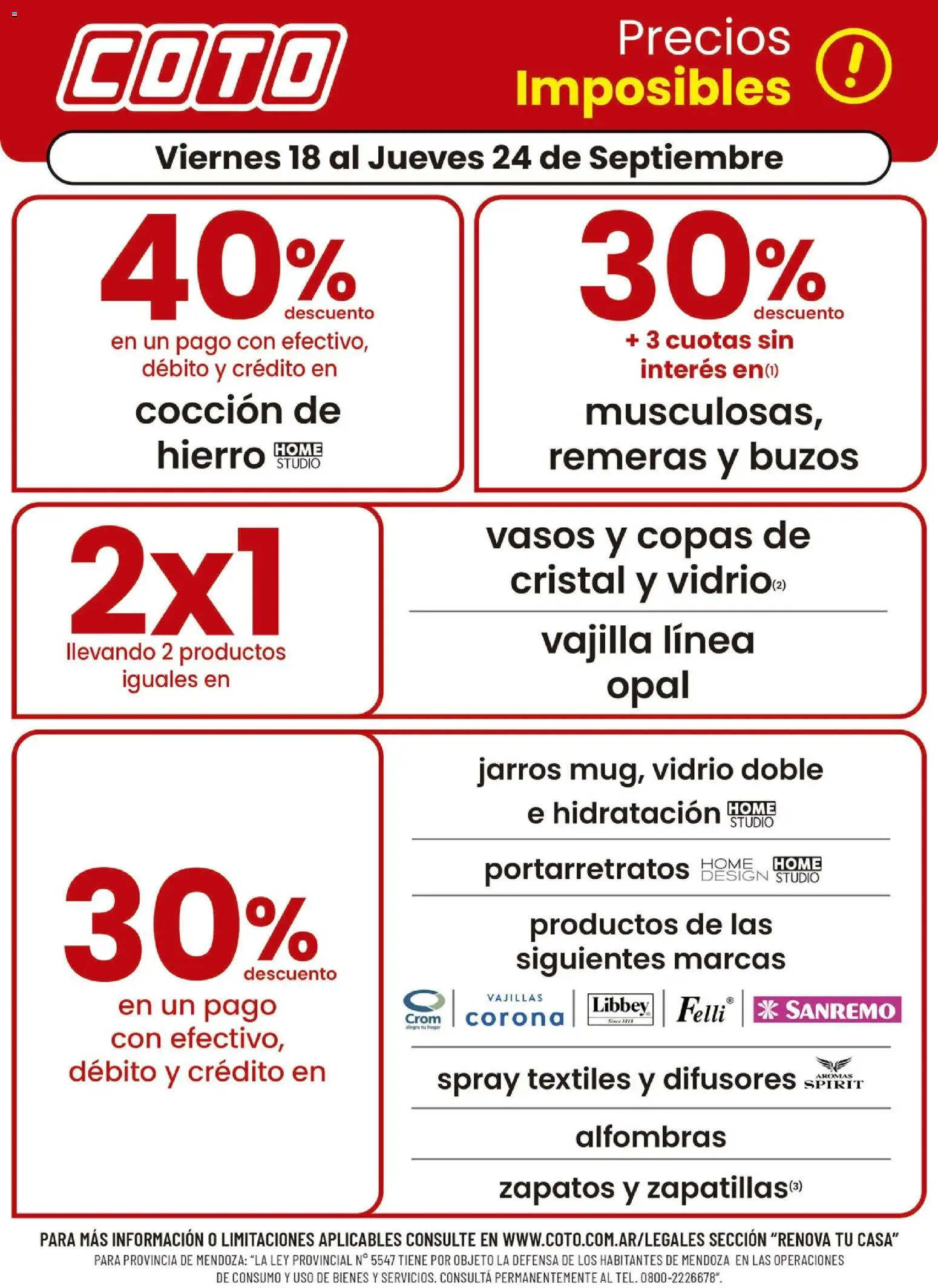 Vista previa del folleto de la tienda Coto válido desde el 18/09/2026 