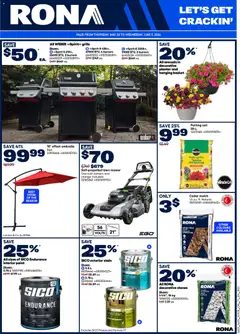 Preview of leaflet Rona weekly flyer from shop Rona is valid from May 28, 2026